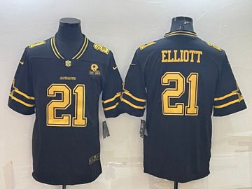 Ezekiel Elliott Dallas Cowboys black Limited jersey