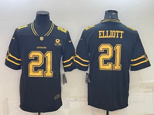 Ezekiel Elliott Dallas Cowboys black Limited jersey