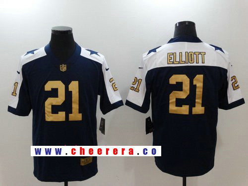 Ezekiel Elliott Dallas Cowboys blue Vapor jersey