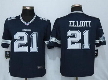 Ezekiel Elliott Dallas Cowboys navy Limited jersey