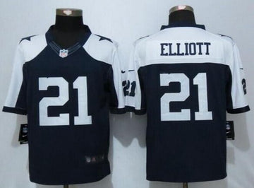 Ezekiel Elliott Dallas Cowboys navy Limited jersey