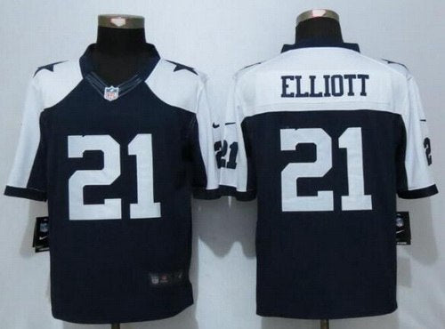 Ezekiel Elliott Dallas Cowboys navy Limited jersey