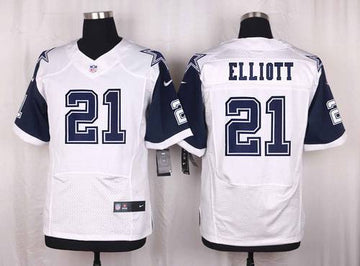 Ezekiel Elliott Nike Dallas Cowboys white Color Rush jersey