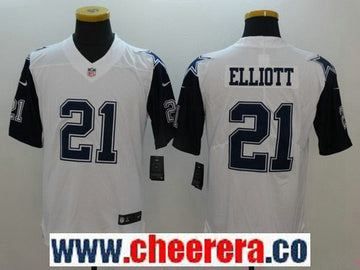 Ezekiel Elliott Dallas Cowboys white Color Rush jersey