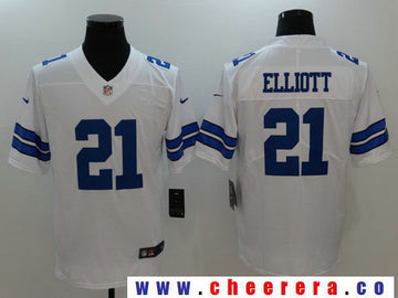 Ezekiel Elliott Dallas Cowboys white Vapor jersey