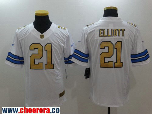 Ezekiel Elliott Dallas Cowboys white Limited jersey
