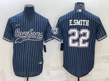 Emmitt Smith Dallas Cowboys navy jersey