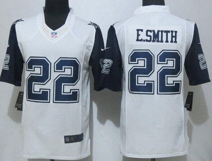 Emmitt Smith Nike Dallas Cowboys white Color Rush jersey