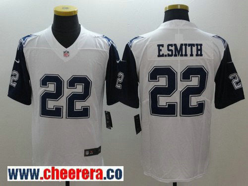 Emmitt Smith Dallas Cowboys white Color Rush jersey