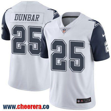 Lance Dunbar Dallas Cowboys white Color Rush jersey