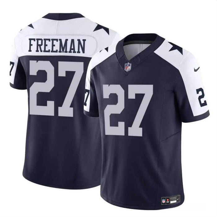 Royce Freeman Dallas Cowboys navy Vapor jersey