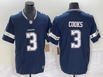 Brandin Cooks Dallas Cowboys navy FUSE jersey