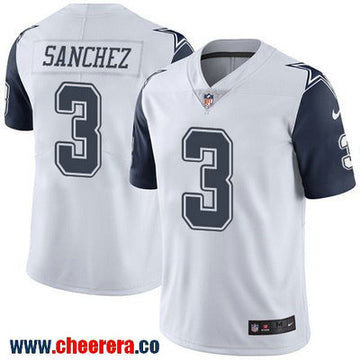 Mark Sanchez Dallas Cowboys white Color Rush jersey