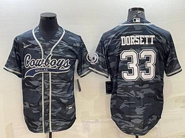 Tony Dorsett Dallas Cowboys gray Camo jersey