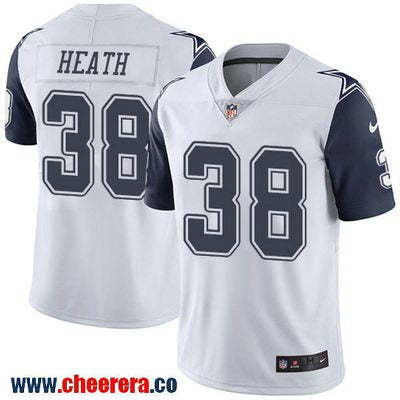 Jeff Heath Dallas Cowboys white Color Rush jersey