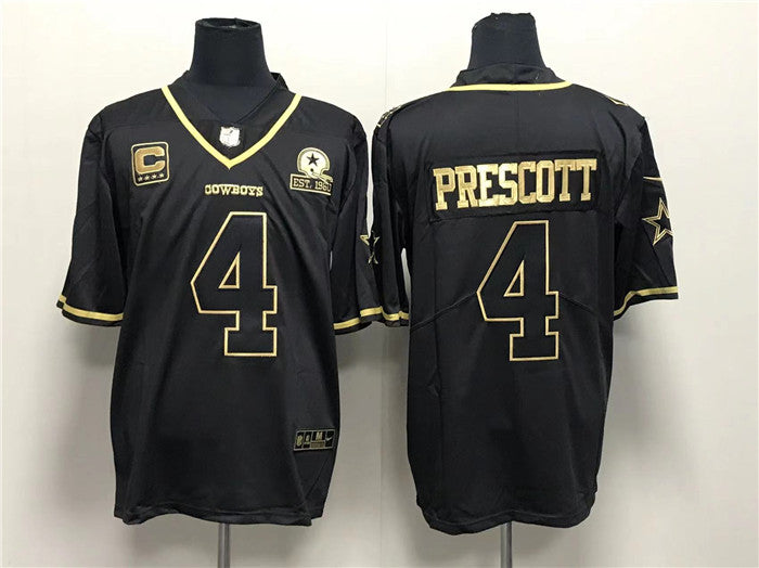 Dak Prescott Dallas Cowboys black jersey