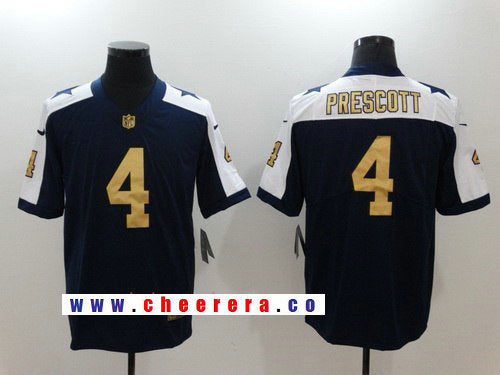 Dak Prescott Dallas Cowboys blue Vapor jersey
