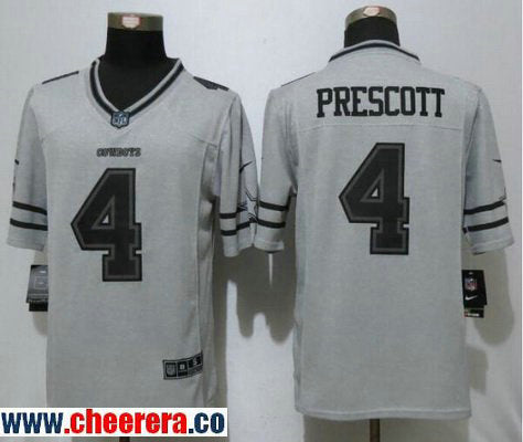 Dak Prescott Dallas Cowboys gray Limited jersey