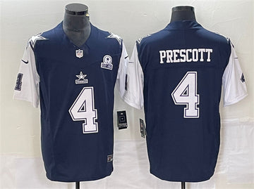 Dak Prescott Dallas Cowboys navy Vapor jersey