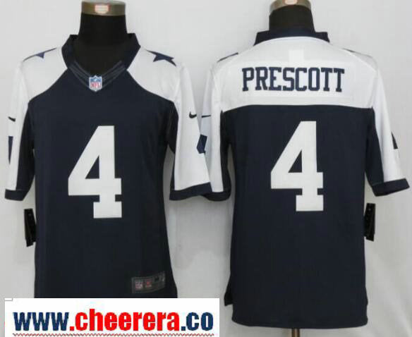 Dak Prescott Dallas Cowboys navy Limited jersey