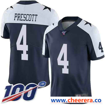 Dak Prescott Dallas Cowboys navy Vapor jersey