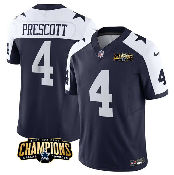 Dak Prescott Dallas Cowboys navy jersey