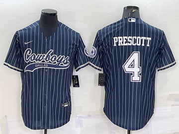 Dak Prescott Dallas Cowboys navy jersey