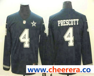 Dak Prescott Nike Dallas Cowboys navy Limited jersey