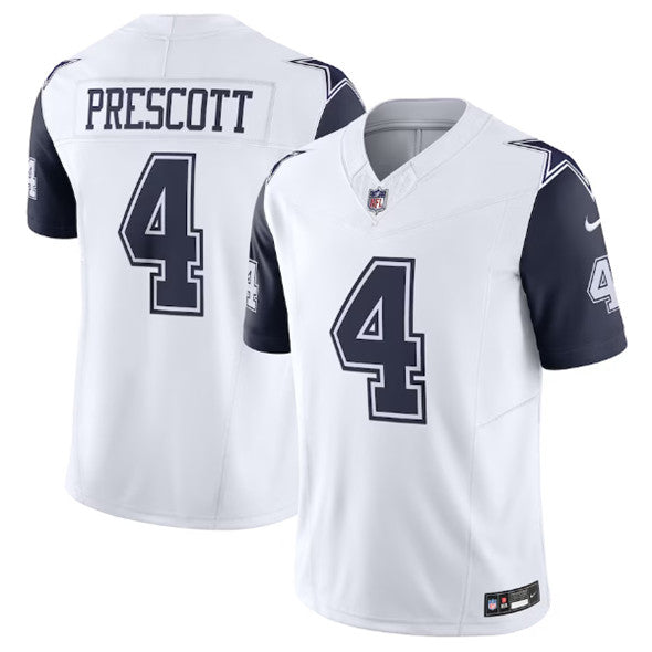 Dak Prescott Thanksgiving Dallas Cowboys white Vapor jersey