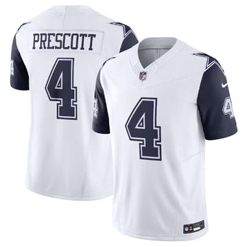 Dak Prescott Thanksgiving Dallas Cowboys white Vapor jersey