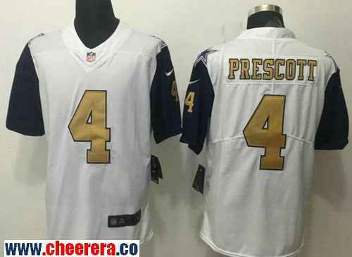 Dak Prescott Dallas Cowboys white Color Rush jersey