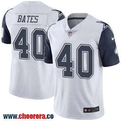 Bill Bates Dallas Cowboys white Color Rush jersey
