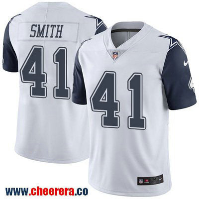 Keith Smith Dallas Cowboys white Color Rush jersey