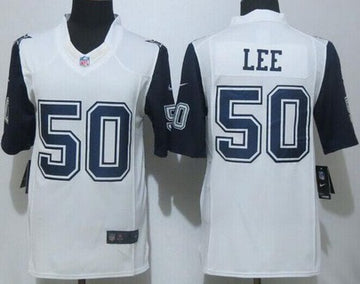 Sean Lee Nike Dallas Cowboys white Color Rush jersey