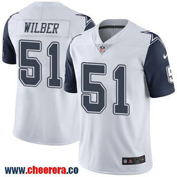 Kyle Wilber Dallas Cowboys white Color Rush jersey