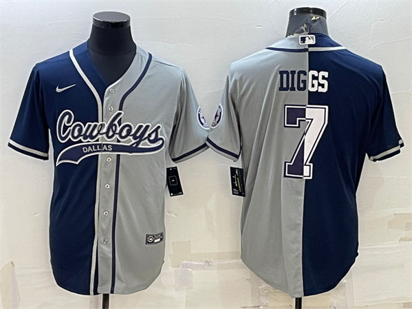 Trevon Diggs Dallas Cowboys Split jersey
