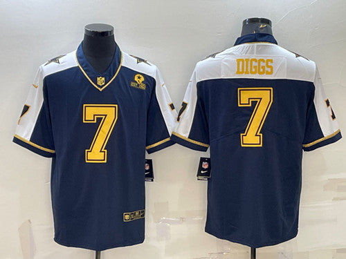 Trevon Diggs Dallas Cowboys navy Limited jersey