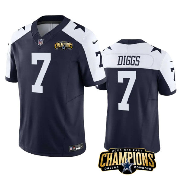 Trevon Diggs Dallas Cowboys navy jersey