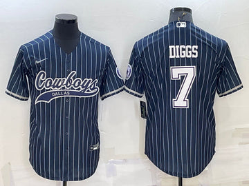 Trevon Diggs Dallas Cowboys navy jersey