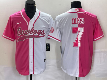 Trevon Diggs Dallas Cowboys pink jersey