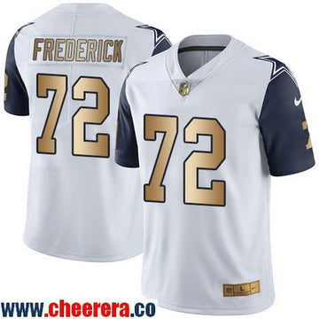 Travis Frederick Dallas Cowboys white Color Rush jersey