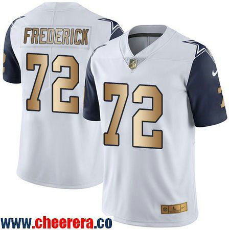Travis Frederick Dallas Cowboys white Color Rush jersey