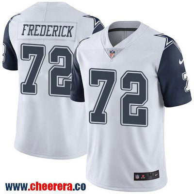 Travis Frederick Dallas Cowboys white Color Rush jersey