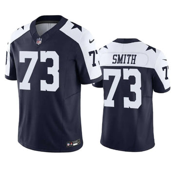 Tyler Smith Dallas Cowboys navy Vapor jersey