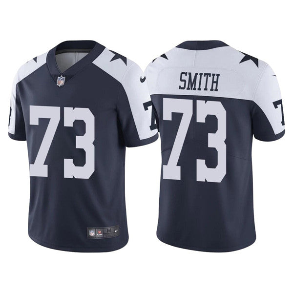 Tyler Smith Dallas Cowboys navy Vapor jersey