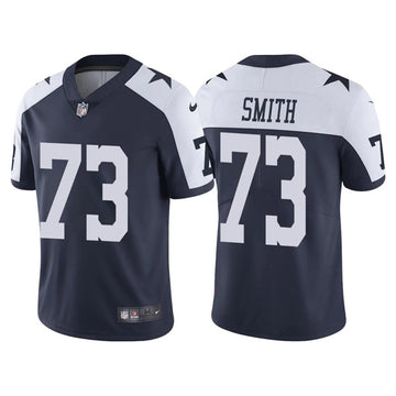 Tyler Smith Dallas Cowboys navy Vapor jersey