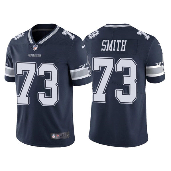 Tyler Smith Dallas Cowboys navy Vapor jersey
