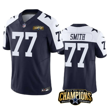 Tyron Smith Dallas Cowboys navy jersey