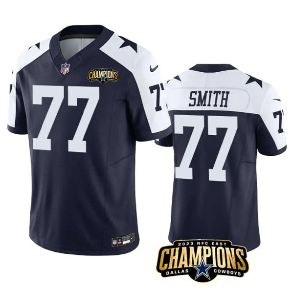 Tyron Smith Dallas Cowboys navy jersey