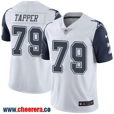 Charles Tapper Dallas Cowboys white Color Rush jersey